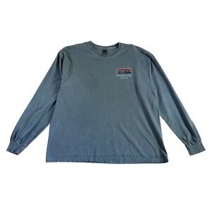 Gildan Breckenridge Colorado Long Sleeve Graphic T-Shirt Mens XL Cotton